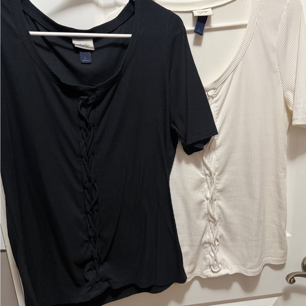 Daytrip Women Black and White Blouses
